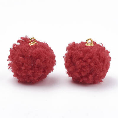 Handmade Cloth Fabric Covered Pendants