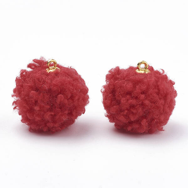 Handmade Cloth Fabric Covered Pendants