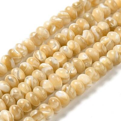 Natural Trochus Shell Beads Strands