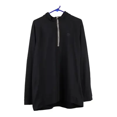 Timberland Tall 1/4 Zip - XL Black Cotton