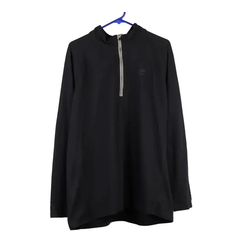 Timberland Tall 1/4 Zip - XL Black Cotton