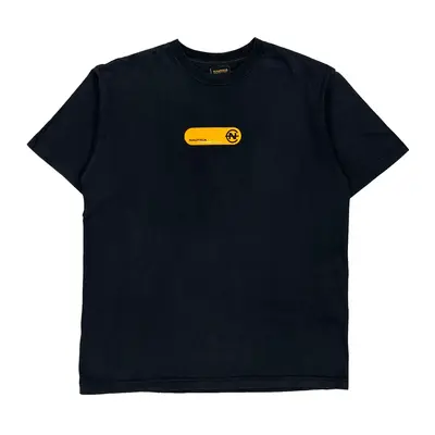 Nautica Graphic T-Shirt - Medium Black Cotton