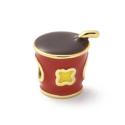 Brass Enamel Beads