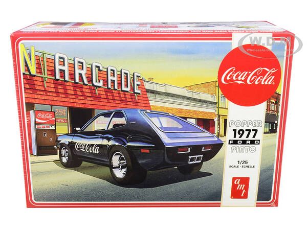 Skill 3 Model Kit 1977 Ford Pinto Popper with Vending Machine Coca-Cola 2 in 1 Kit 1/25 Scale Model by AMT