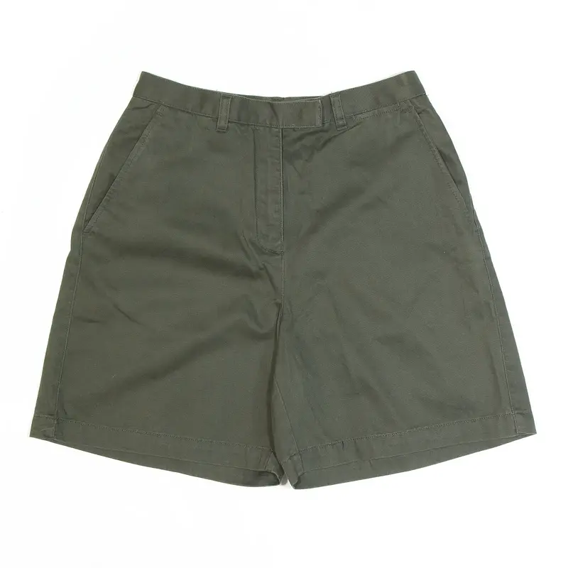 JONES NEW YORK Khaki Green Regular Chino Shorts Womens XS W26