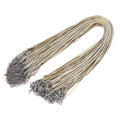 Waxed Cotton Cord Necklace Making