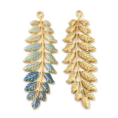 304 Stainless Steel Enamel Big Pendants