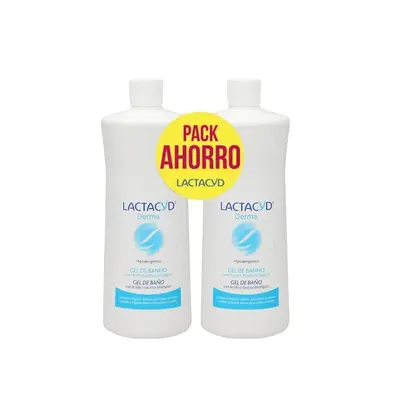 Lactacyd Derma Gel da bagno 2x1000 ml