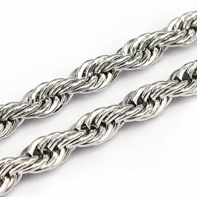 Tarnish Resistant 304 Stainless Steel Rope Chains