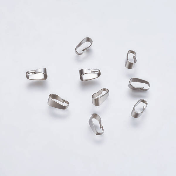Tarnish Resistant 304 Stainless Steel Snap on Bails