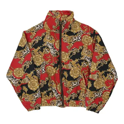 1980s Evr Jacket - Medium Red Silk