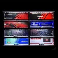 Diecast Hot Wheels Mini GT Diorama Parking Garage Model ,1:64 Scale with Lighted Dustproof Hot Wheels Garage