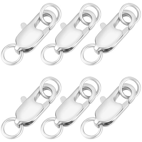 20Pcs Brass Lobster Claw Clasps