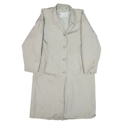 CLAUDE HAVREY Trench Coat Beige Womens XS