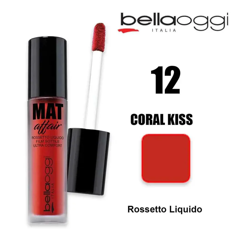 Mat Affair Long Lasting Liquid Lipstick Coral Kiss