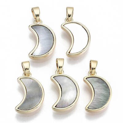 Natural Black Lip Shell Pendants