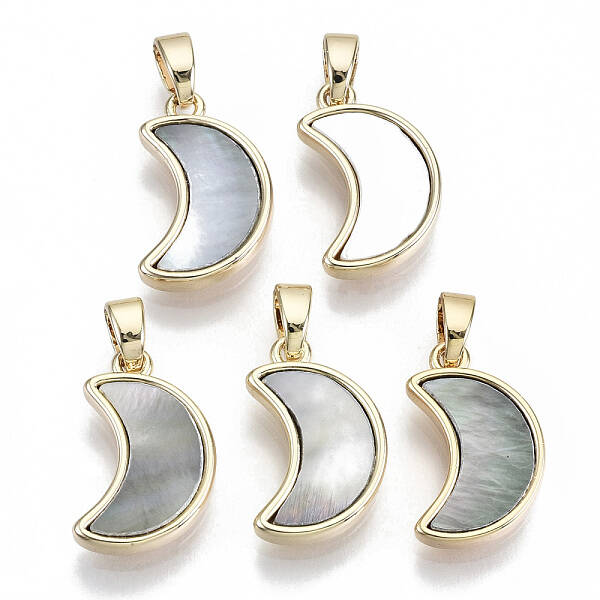 Natural Black Lip Shell Pendants