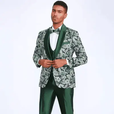 Mens Sage Green Suit