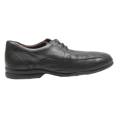 JOHNSTON & MURPHY Derby Shoes Black Leather Mens UK 10.5