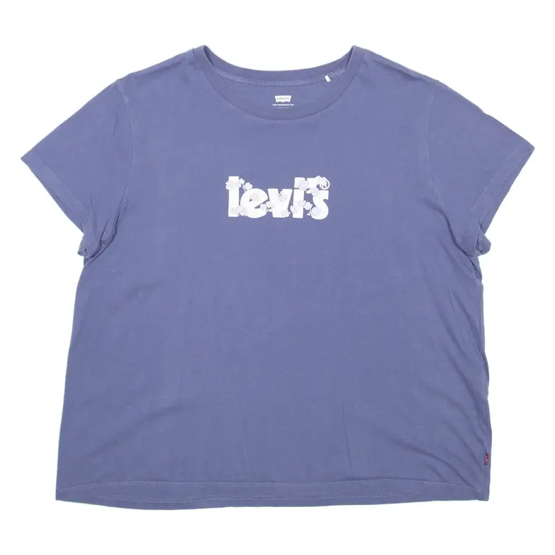 LEVI'S Girls T-Shirt Purple XL