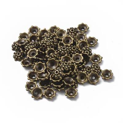 Tibetan Style Alloy Caps