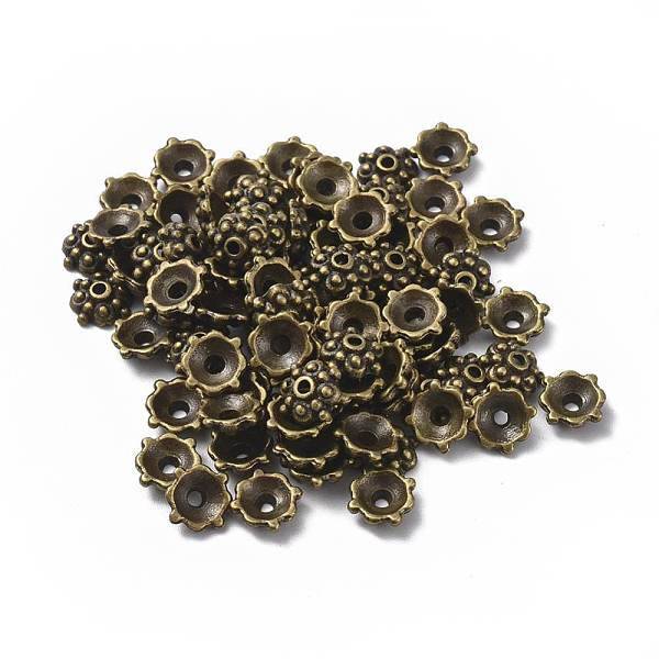 Tibetan Style Alloy Caps