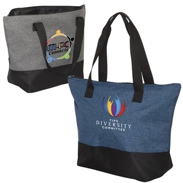 50 Custom Strand Simple Snow Canvas Tote Bag - 600D & PVC Backed