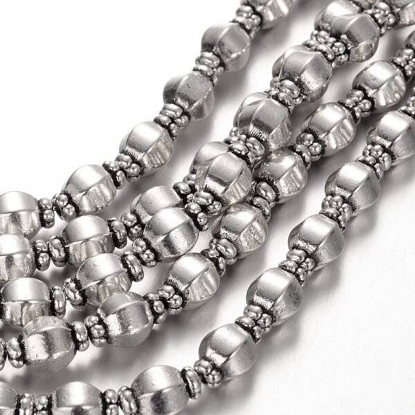 Lantern Tibetan Style Alloy Bead Strands