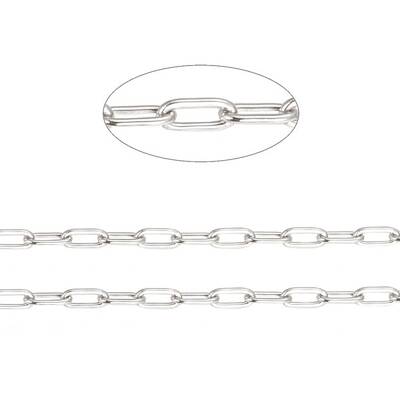 Tarnish Resistant 304 Stainless Steel Paperclip Chains