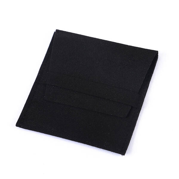 Microfiber Jewelry Envelope Pouches with Flip Cover