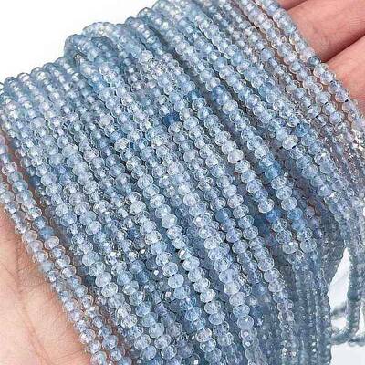 Natural Aquamarine Beads Strands