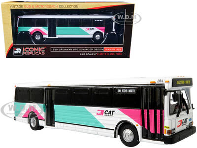 1980 Grumman 870 Advanced Design Transit Bus CAT (Citizens Area Transit) Las Vegas \