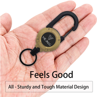 All-in-One Retractable Keychain: Steel Carabiner for Home, Office, Running & Hiking - Anti-Loss Design keychain cherry balloo...