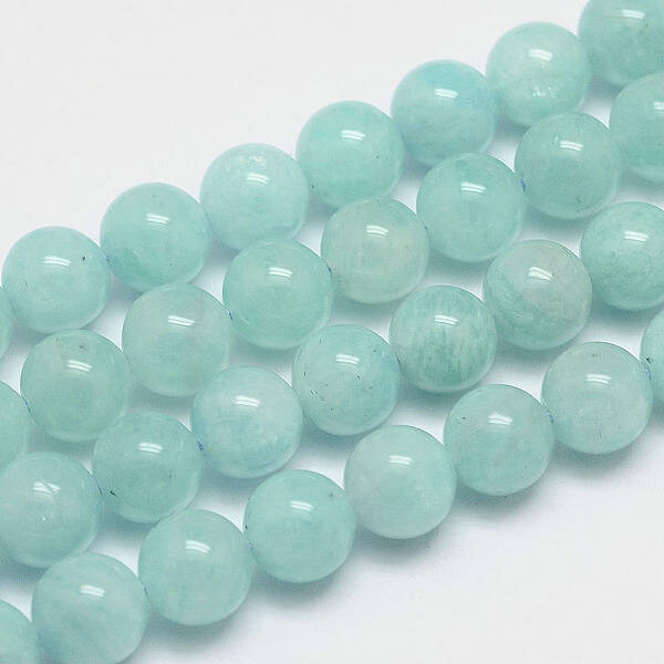 Natural Amazonite Bead Strands