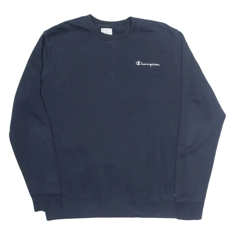 CHAMPION Mens Sweatshirt Blue L