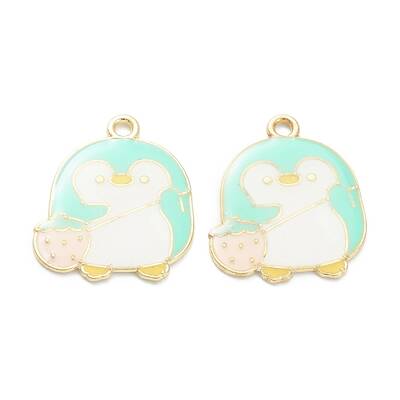 Alloy Enamel Pendants