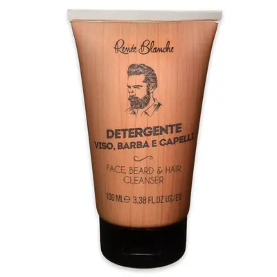 Men's grooming beard and hair facial cleanser 100 ml