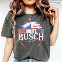 Busch light Shirt, Beer Shirt, America Shirt, July 4th Shirt, Red white Blue Shirt, Busch Light Shirt Top Womenswear Tshirt