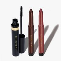 The Kajal Collection 3PC Makeup Kit - Volumizing Lengthening Push Up Mascara