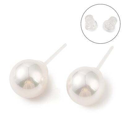 Hypoallergenic Bioceramics Zirconia Ceramic Stud Earrings