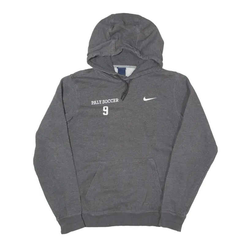 NIKE Paly Soccer USA Hoodie Grey Pullover Mens S