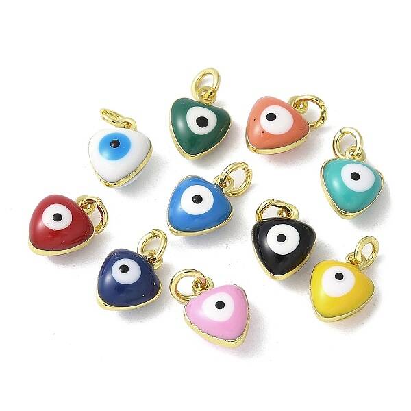 Brass Enamel Charms