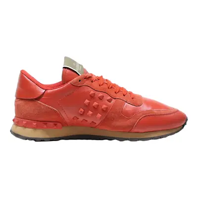 VALENTINO Sneaker Trainers Red Leather Mens UK 9