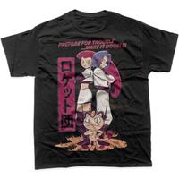 Team Rocket Shirt, Pokemon Shirt, Pokemon merch, Graphic T-Shirt, Men's Vintage Tees, Gift For man, gift for her Top Menswear...
