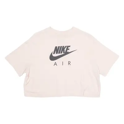 NIKE Air Cropped Womens T-Shirt Pink Crew Neck S