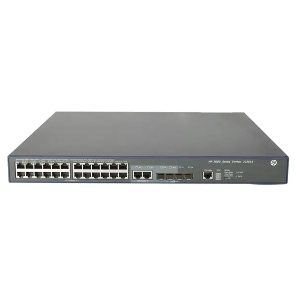 JG301BR HP 3600-24-PoE+ 26-Port + 4-Port SFP Layer 3 Switch