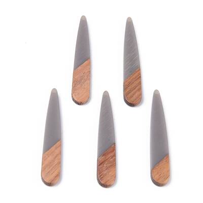 Resin & Walnut Wood Pendants