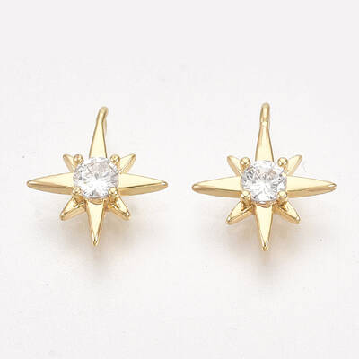 Brass Cubic Zirconia Charms