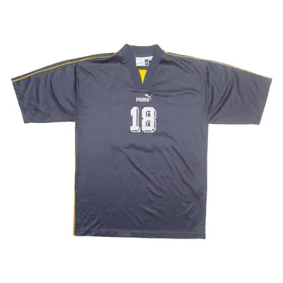 PUMA Mens Jersey Blue USA V-Neck M