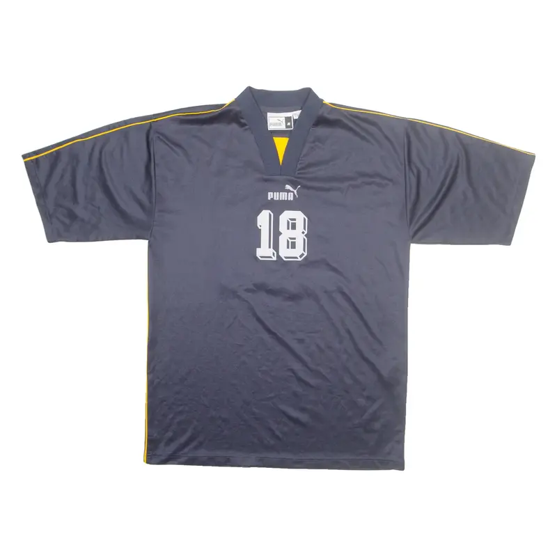 PUMA Mens Jersey Blue USA V-Neck M